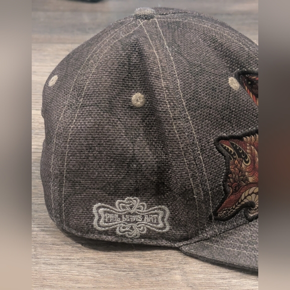 RARE! Grassroots California Phil Lewis Art The Electric Fox Snapback Hat Cap - Picture 2 of 7